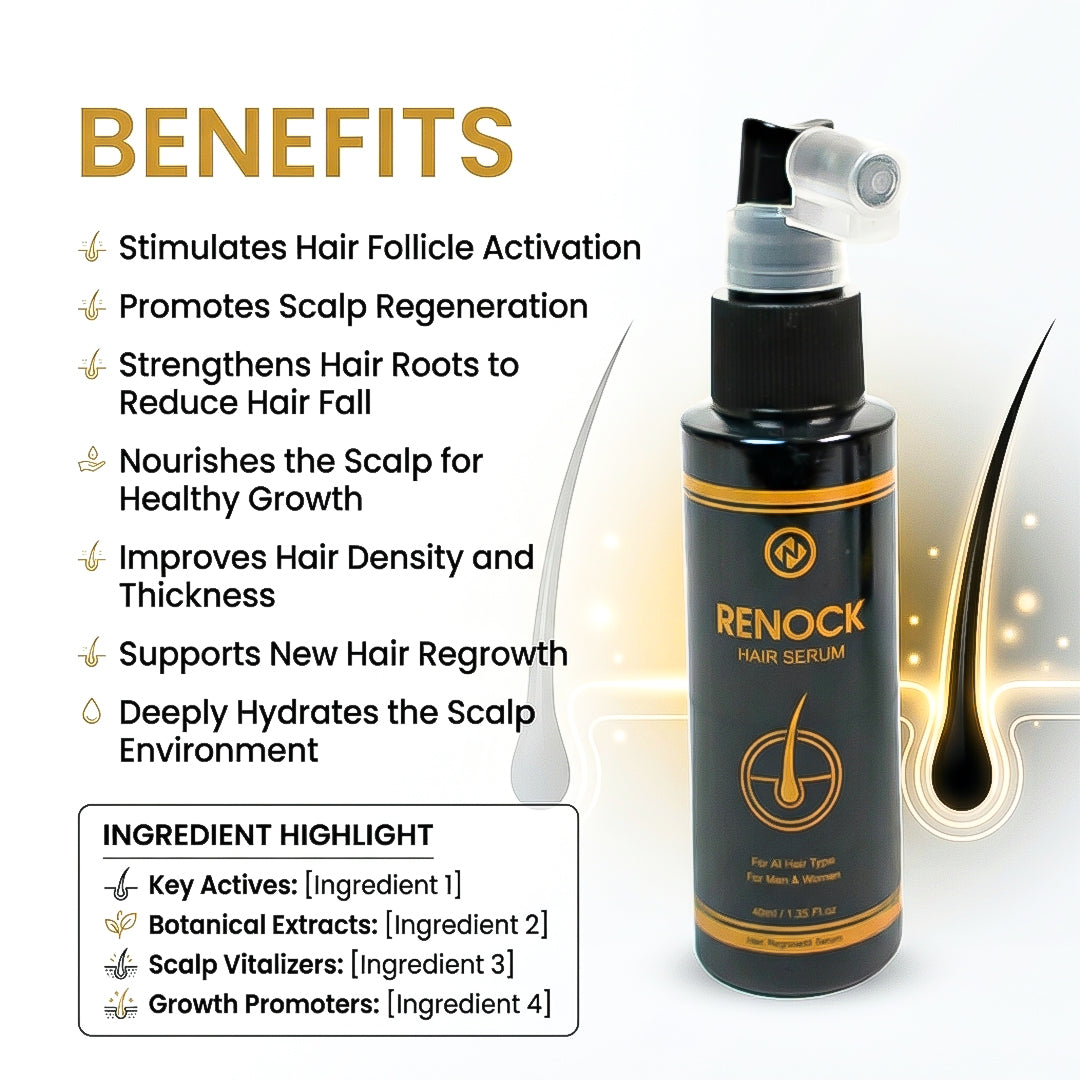 Renock Hair Serum (40ML)
